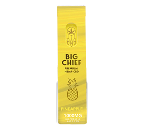 Big Chief Pineapple cbd vape cart