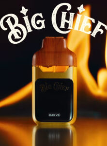 Authentic Big Chief Duo V3 2g dual-chamber disposable with liquid diamonds