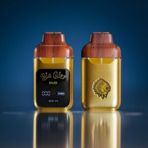 Big Chief Duo disposable with two strain chambers and selector switch